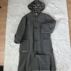 マドモアゼルノンノン ウール混紡 フード付き ダッフルコート - メルカリ