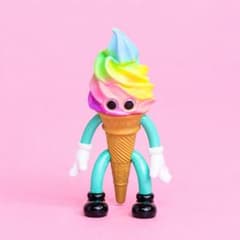 FLAVORS VOL5 マジカルレインボーソフトクリーム ガチャのサムネイル
