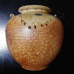小鹿田焼 壺 花瓶 陶器 伝統工芸 - メルカリ
