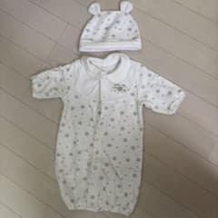 新生児服（サイズ50-60）帽子付き2点セットのサムネイル