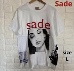 Sade シャーデー ソウル ジャズ ポップ 白 Tシャツ L - メルカリ