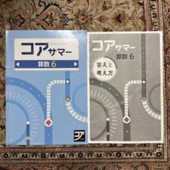コアサマー 算数 6年のサムネイル
