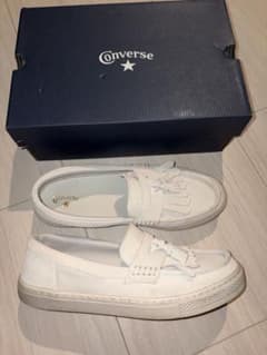 Converse クップローファー　タッセルローファー スエード　シューズ　27