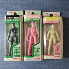 【未開封】ミクロマン マテリアルフォース ミクロレディ バラ4体 ミクロマン マテリアルフォース 女性素体 バストS・M 少女素体 M 3体