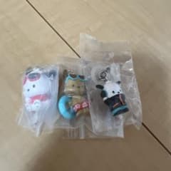 サンリオ ポチャッコ マスコット ガチャ 3種セットのサムネイル