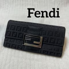 Fendi フェンディ マンマバケット ズッキーノ 長財布 キャンバス