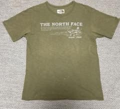00s THE NORTH FACE フェードカーキTシャツ　古着　スケーターのサムネイル