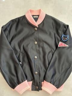 miu miu ミュウミュウ キャット スタジャン ボンバージャケット ブルゾン miu miu ミュウミュウ キャット スタジャン ボンバージャケット