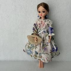 No.502 リカちゃん服 ハンドメイド ワンピース バッグ ピアス - メルカリ
