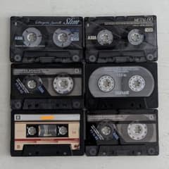 使用済みカセットテープ 6本セット メタル/ハイポジ/ノーマル - メルカリ