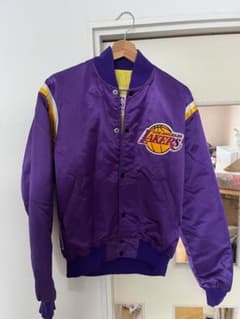 LAKERS スターター ナイロンジャケット Lサイズ 古着のサムネイル