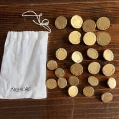 INGEBORG ロゴ入り ゴールドカラー ボタン 24個セットのサムネイル