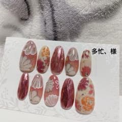 多忙様オーダー品 サーモンピンク振袖 成人式 和装小物のサムネイル