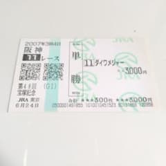JRA 競馬 勝馬投票券 第48回宝塚記念 2007年 ダイワメジャー送料込み