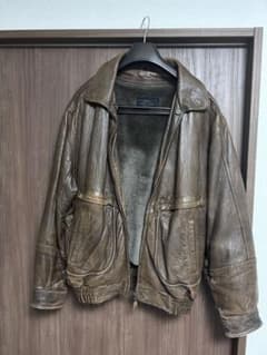 TYPE K-1 フライトレザージャケット ブラウン Lサイズのサムネイル