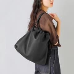 ほぼ未使用 Aeta ドローストリング バッグ M ディアレザー - メルカリ