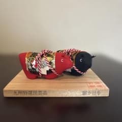 願かけ牛 郷土玩具 九州特選民芸品 置物のサムネイル