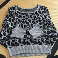 R❤️S様専用 ヒョウ柄ドルマンニットのサムネイル