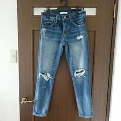shy様専用です♡moussy クラッシュデニムのサムネイル