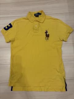 Polo by Ralph Lauren ポロシャツ　ビックポニー イエロー Sのサムネイル