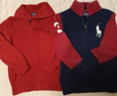 Polo by Ralph Lauren セーター 2枚セット 110 120のサムネイル