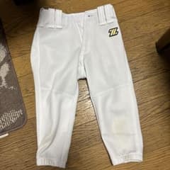 白い野球パンツ BU2282P サイズ120のサムネイル