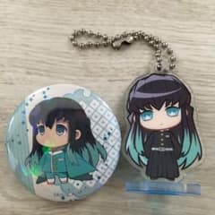 鬼滅の刃　時透無一郎　ミニ缶バッジ　ミニアクリルキーホルダーのサムネイル