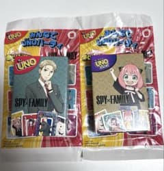 マクドナルド ハッピーセット スパイファミリーUNO アーニャ ロイド 2セットのサムネイル