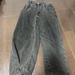 メンズ デニムパンツ ブラック ケミカルウォッシュのサムネイル