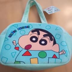 크레용 신짱 미니 토트 백 파우치