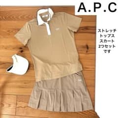 A.P.C ゴルフレディース セーター トップススカート2点セット APC 半袖トップス&スコート2つセット - メルカリ