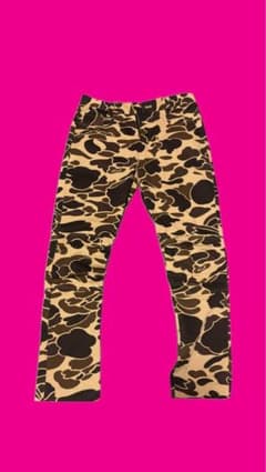 HUNDREDCLUB カモフラージュ ストレートパンツのサムネイル