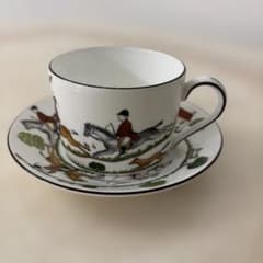 WEDGWOOD 未使用　ハンチングシーン　カップ＆ソーサー1客のサムネイル
