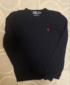 Polo by Ralph Lauren ブラック Vネックセーター Mのサムネイル