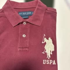 U.S. POLO ASSN. ポロシャツ ボルドー Mのサムネイル