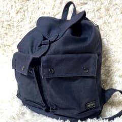 極美品】 PORTER リュック スモーキー デニム 巾着 フラップ 大容量 