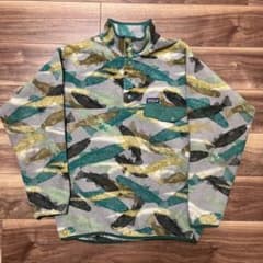 パタゴニア シンチラスナップt トラウト M 16年製 フィッシュ 魚