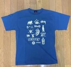 Stussy Tシャツ ブルー Mサイズのサムネイル