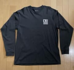 カーハート WIP L/S BOOK STATE T-SHIRT ブラック　M
