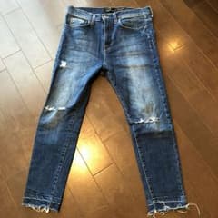 ZARA デニム CROPPED SKINNY FITのサムネイル