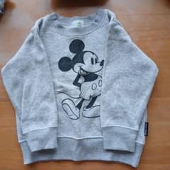 Disney ミッキーマウス トレーナー グレーのサムネイル