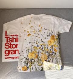 グラニフ バック総柄Tシャツ(ドライフラワーコラージュ)(オフホワイト)のサムネイル