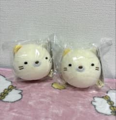 스미코구라시 무규무규 인형 고양이 2개 세트