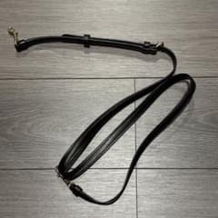 COACH レザーショルダーストラップ ブラックのサムネイル