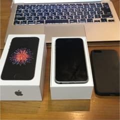 iPhone SE Space Gray 128 GB SIMフリーのサムネイル