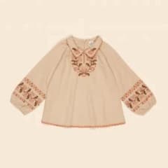 Apolina】Joan Blouse - Almond / 5-7Y - メルカリ