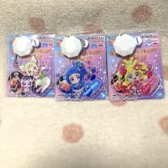 キミとアイドルプリキュア♪ 光るストラップ アクリルキーホルダー 3個セット
