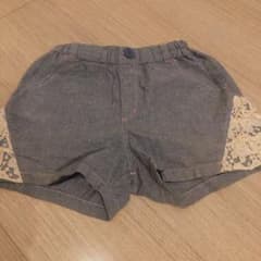 デニム風ショートパンツ 女の子のサムネイル
