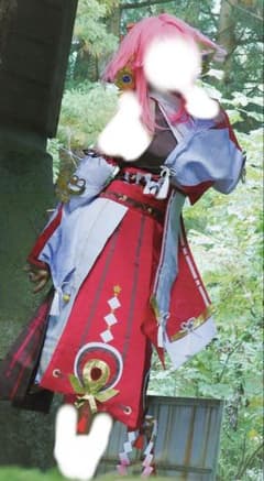 原神　八重神子　コスプレ　フルセットのサムネイル