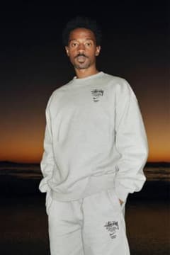 Stussy × NIKE グレー スウェット トレーナーのサムネイル